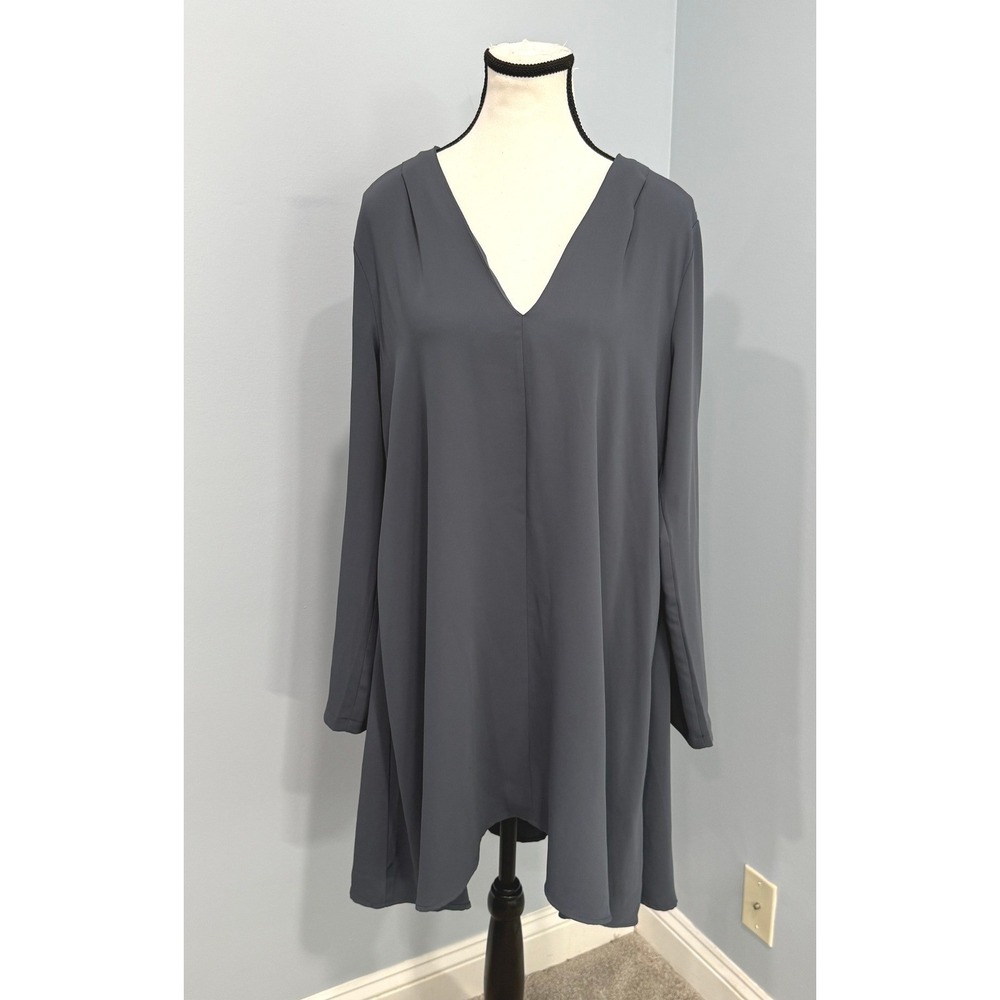 ASTR the Label Trapeze Swing Mini Dress Size Large Dark Academia